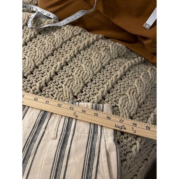 Lauren Ralph Lauren Striped‎ Linen & Viscose Blend Pants Women's Size 6 - Picture 8 of 13